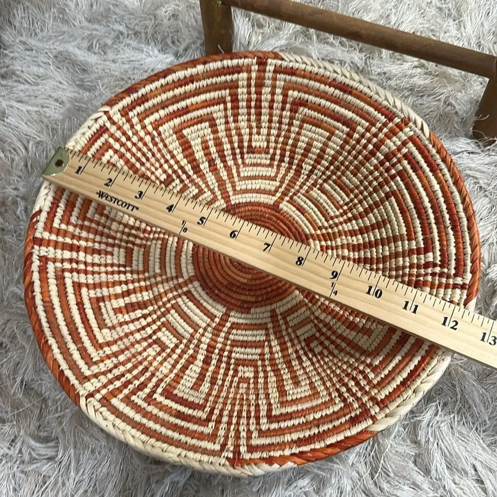 Boho Natural Woven‎ Patterned Basket For Home Decor